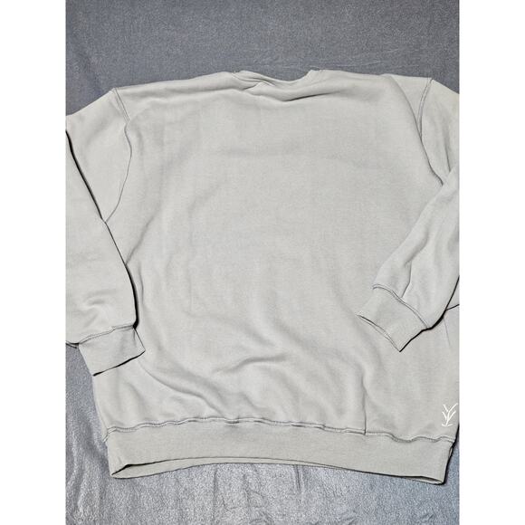 YEE YEE Sweater Mens Extra Large Gray Oversized Collegiate Sweatshirt - Picture 11 of 12